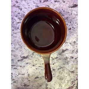 SANGO - NOVA BROWN - CHILLI ONION NOODLE SOUP HANDLED BOWL #4933